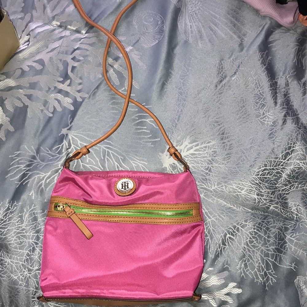 pink cross body